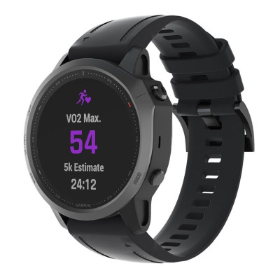 Ремешок для смарт-часов Armorstandart Silicone 20mm для Garmin Fenix 5s/6s Black (ARM60799) Винница - изображение 1