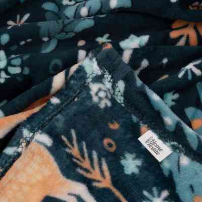 Плед Ardesto Christmas Flannel 160х200см, 100% полиэстер, олени, зеленый (ART0127PB) Винница