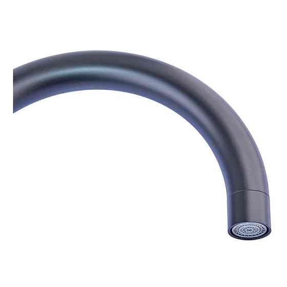 Кухонний змішувач з нержавіючої сталі SUS304, чорний Champion SUS-011 (CH0344) Харків