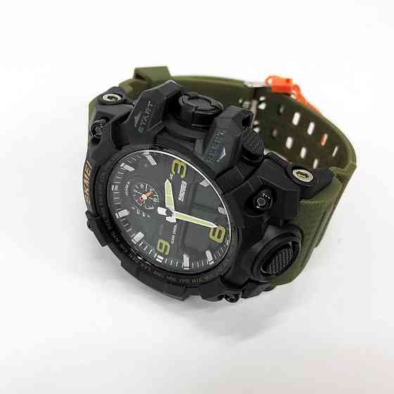 Військові годинники для ВСУ SKMEI 1586AG, Водонепроникні наручні електронні годинники для чоловіків LE-88 Івано-Франківськ