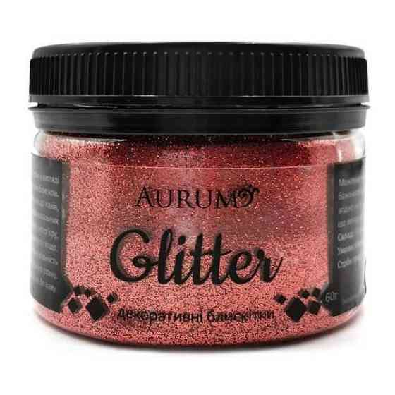 Глиттер красный №09 0.06кг AURUM Харьков