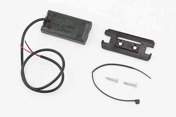 ВОЛЬТМЕТР із дисплеєм, червоний циферблат (універсальний, компактний) Київ