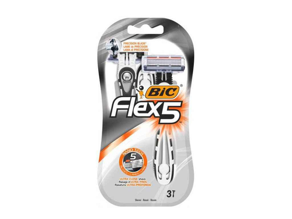 Бритва Flex 5 Dispo (5 лез) 3 шт ТМ BIC Київ - фото 1