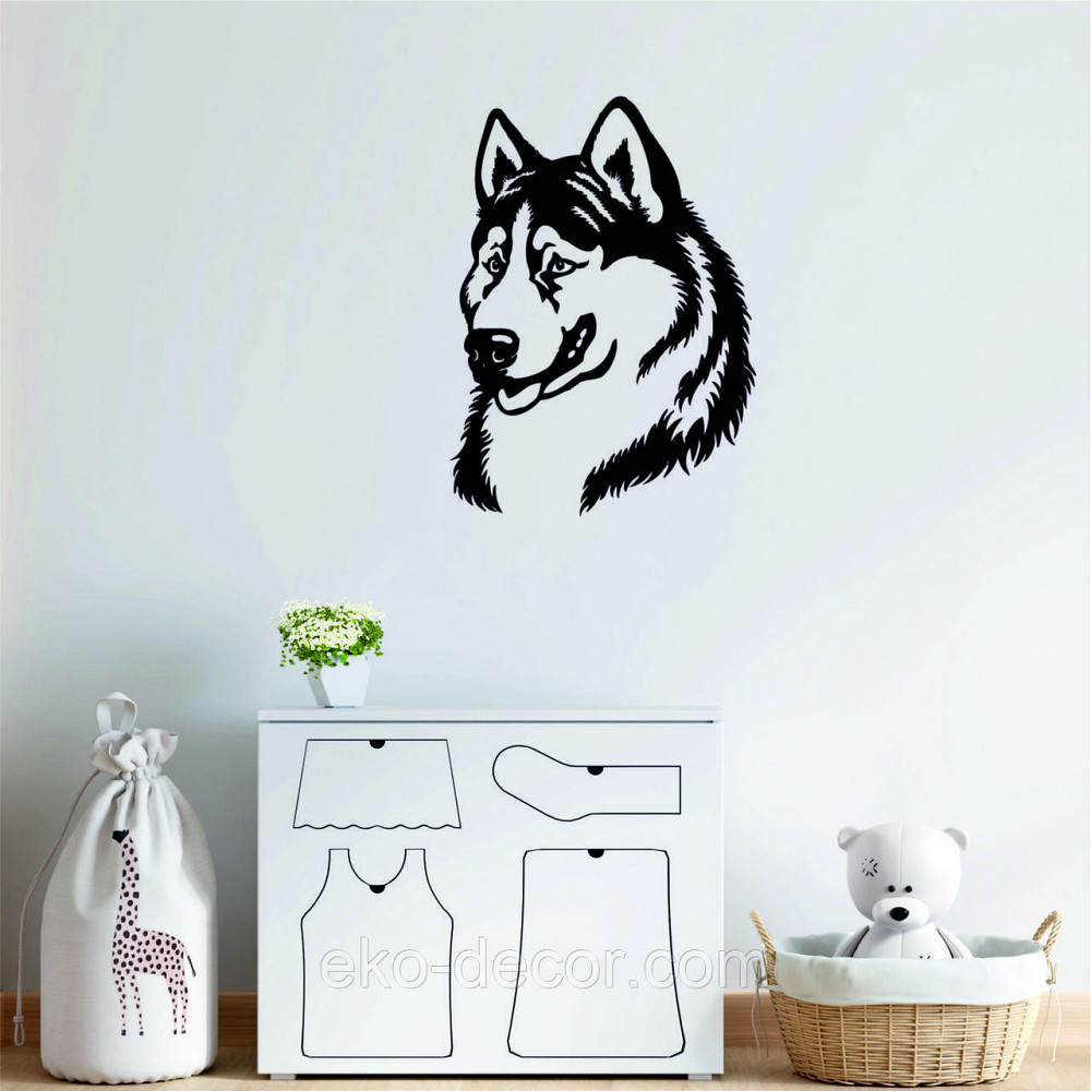 Декоративное настенное Панно «Хаски» , Декор на стену Киев - изображение 5