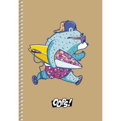 Тетрадь Школярик А5 Student клетка 96 листов (A5-SC-096-6116K) Винница