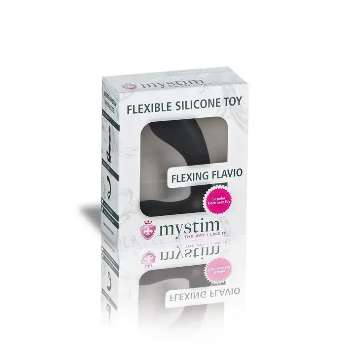 Масажер простати Mystim Flexing Flavio з моделюванням форми для електростимулятора, діаметр 3 см Львів - фото 6