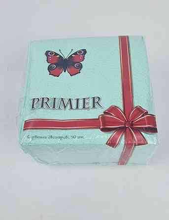 Одноразовая Cалфетка 50лист Премьер 2-ух слойные  берюза 33х33 (1 пачка) Харьков