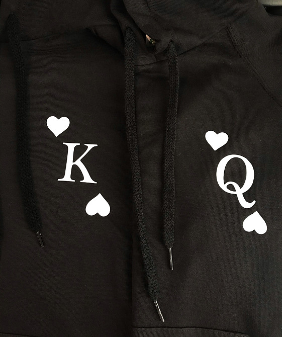 Парне худі для хлопця та дівчини! Парні толстовки. Парні кофти. King \ Queen Чернівці - фото 2