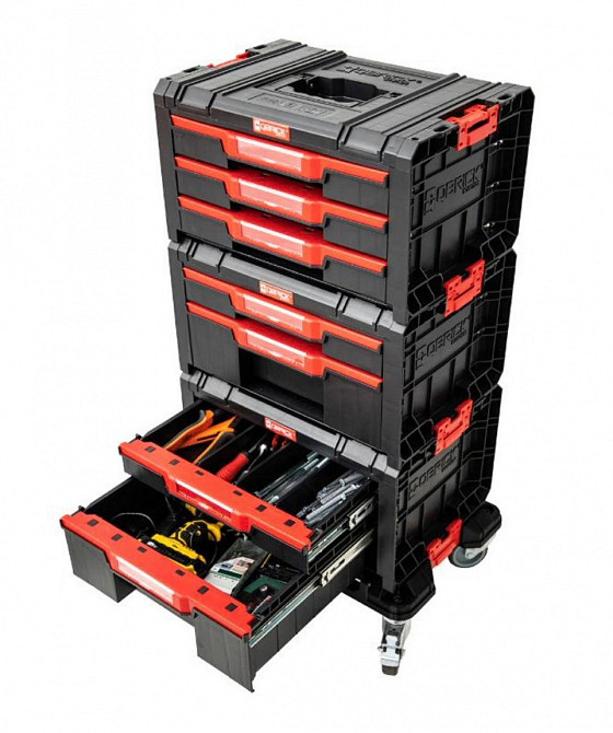 Набір ящиків QBRICK SYSTEM PRO Drawer Workshop SET 1 2.0 (525x345x885мм) (5901238258117) Одесса - изображение 3
