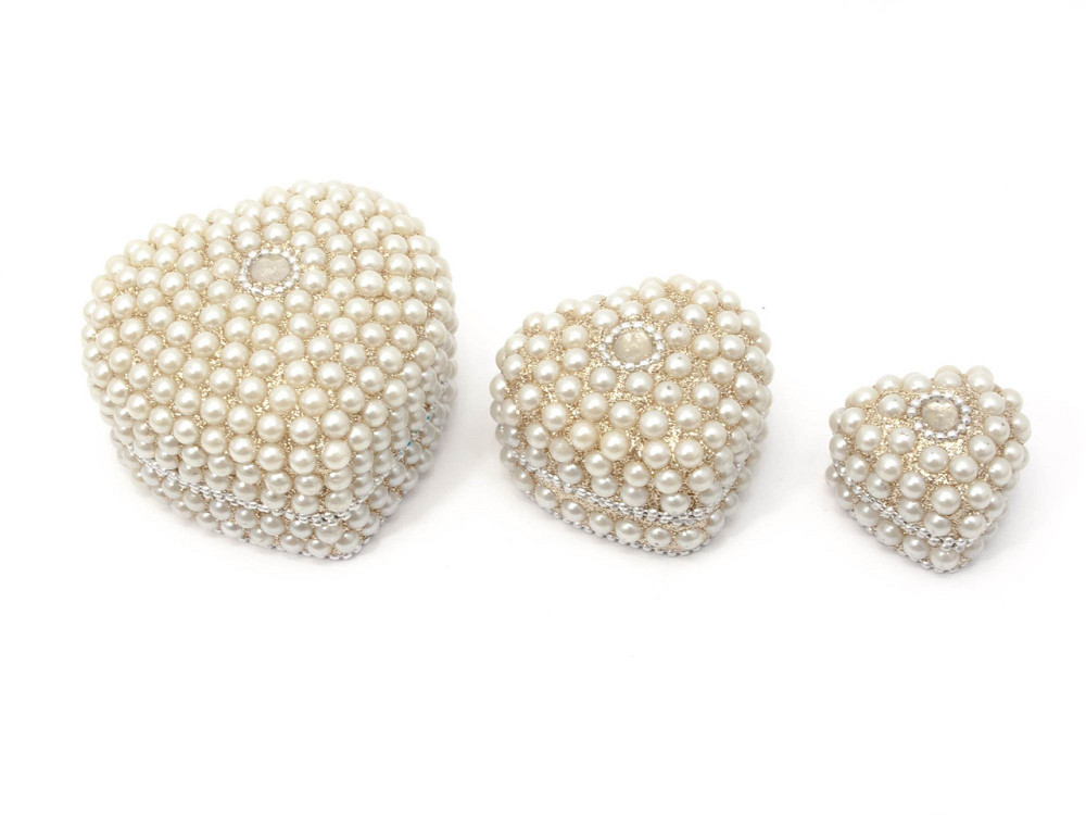 Набір скриньок Серця з металу Київ - фото 1