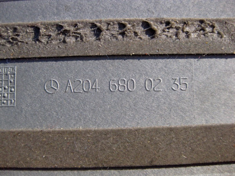 Mercedes-Benz  A2046800235 Хром накладка заднього правого дверного отвору C-Class W204 Одесса - изображение 3