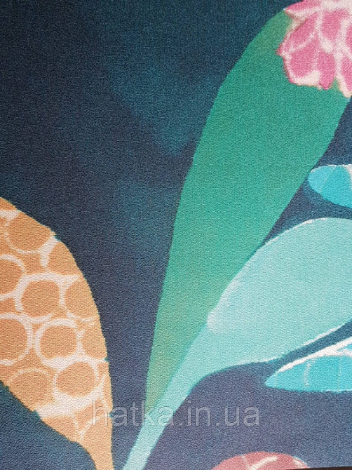 Шпалери вінілові на флізелін Marburg 31860 New modern панно джунглі великі листя гілки різні кольори Київ - фото 4