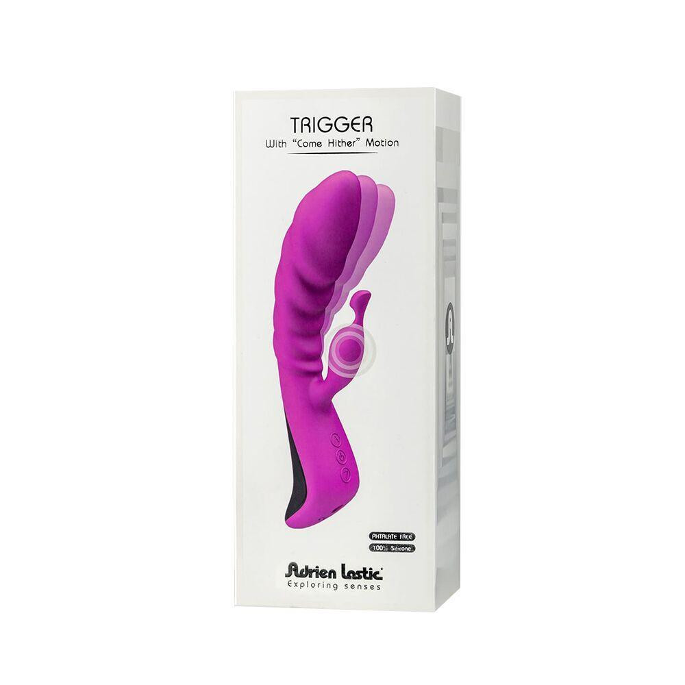 Вібратор Adrien Lastic Trigger з масажними рухами стовбура Sex Aura Київ - фото 6