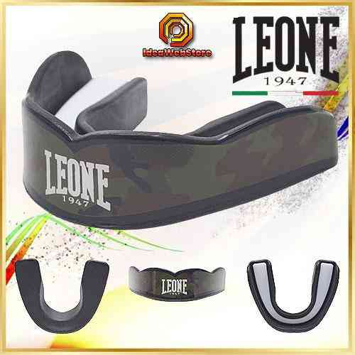 Капа боксерская для бокса ММА и единоборств гелевая Leone Titan Camo Green зеленый камуфляж взрослая одночелюс Киев