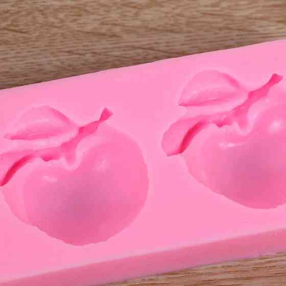 Молд силіконовий Персик 103 на 53 мм рожевий Київ