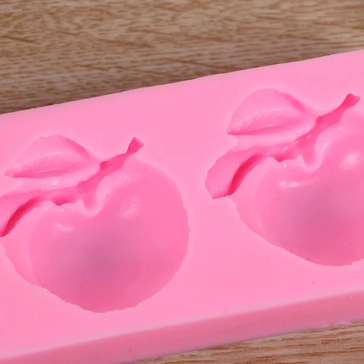 Молд силіконовий Персик 103 на 53 мм рожевий Київ - фото 4