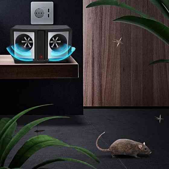 Ультразвуковой отпугиватель грызунов и насекомых до 200 м²,Dual Sonic SBR Киев