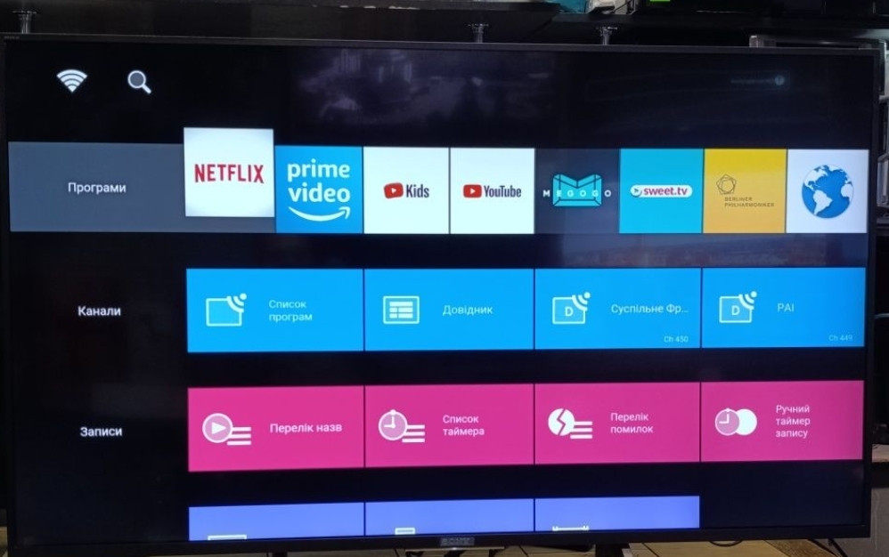 Телевізор SONY 55"/4K HDR/Smart TV Wi-Fi T2/55XE7096. Київ - фото 4