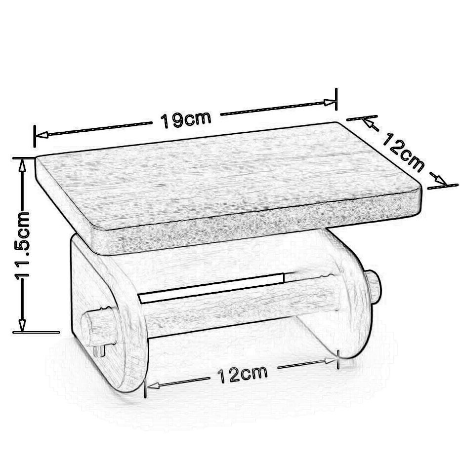 Тримач для туалетного паперу "Сульфур" капучино Миколаїв - фото 4