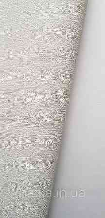 Шпалери вінілові на флізеліні Rasch Golden Hour метрові однотонні структурні під тканину мішковини світло-сірі Київ