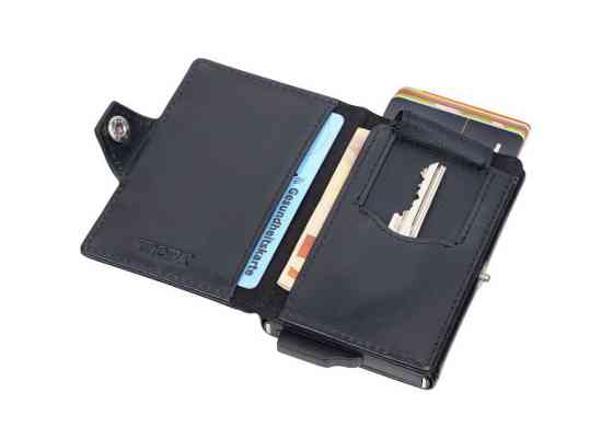 Кардхолдер Troika Mens Smart Wallet з тримачем для airtag Чорний Київ