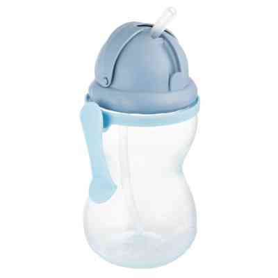 Поильник-непроливайка Canpol babies зі складною силіконовою трубочкою, синя 370 мл (56/113_blu2) Винница