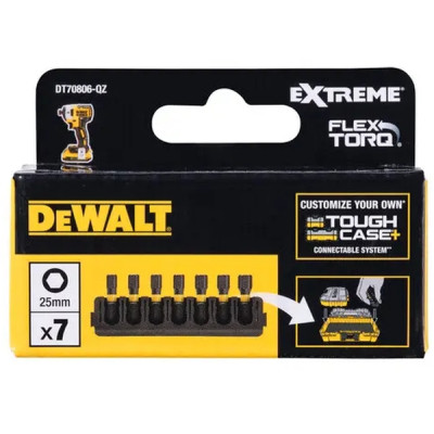 Набор бит DeWALT в касете для Tough Case, FlexTorq, L=25 мм, H3, H4-3 шт, H5-2 шт, H6 (DT70806) Винница - изображение 3