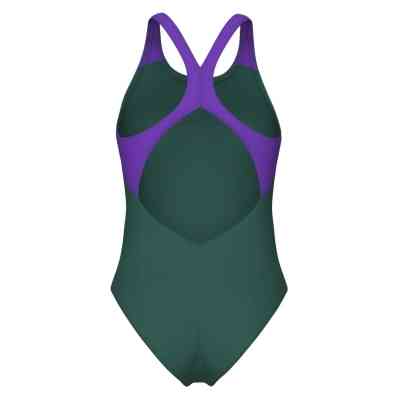 Купальник Arena Bright Glare Swimsuit V Back 008930-690 зелений 42 (3468337533689) Вінниця