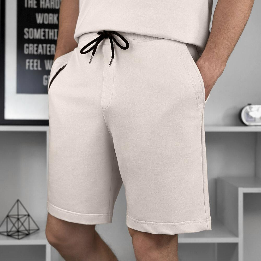 Кремові шорти для чоловіків весна/літо Pobedov Griz Київ - фото 4