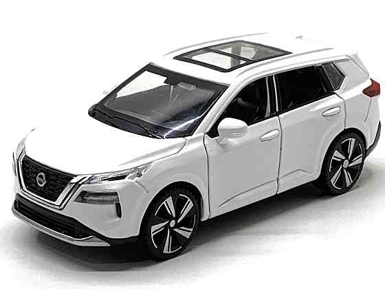 Машина TK Union Group Nissan x trail металопластик 1:32 звук світло інерція Біла (ТК-10415) Чернігів