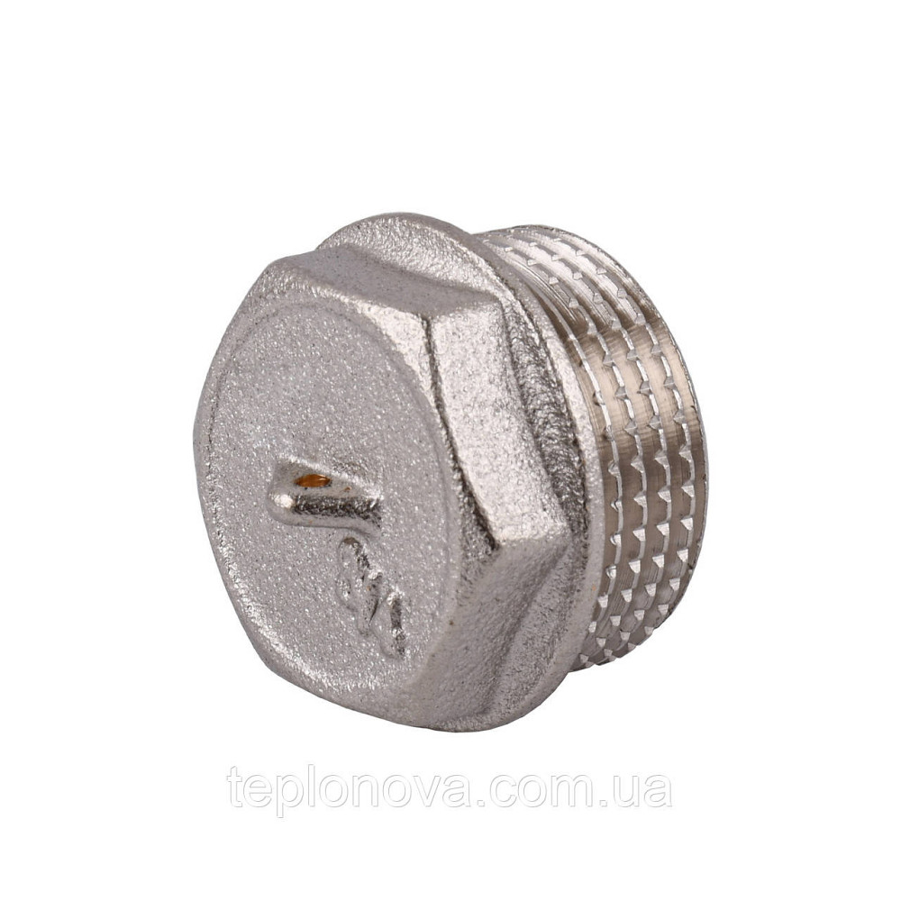 Заглушка 3/4| Н нікельована під пломбу NC402P OPTIMUM Чернівці - фото 1