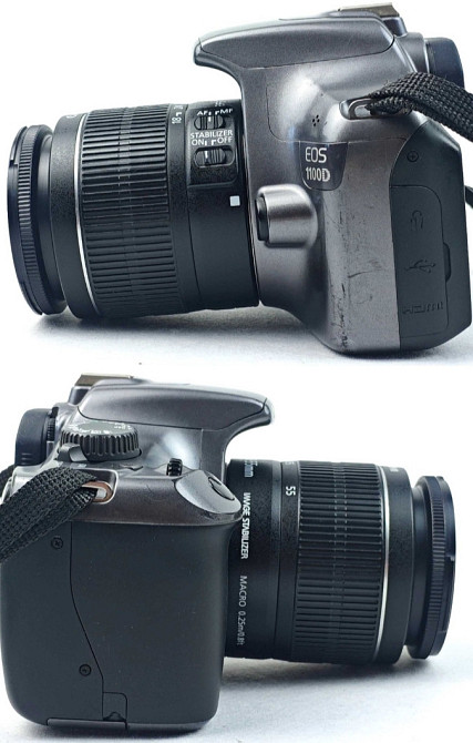 Дзеркальний фотоапарат Canon EOS 1100D KIT Киев - изображение 4