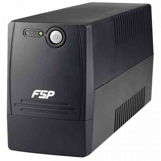 ДБЖ FSP FP650, 650ВА/360Вт, Line-Int, USB/RJ45, IEC-320-C13, AVR, Black (PPF3601405) Київ