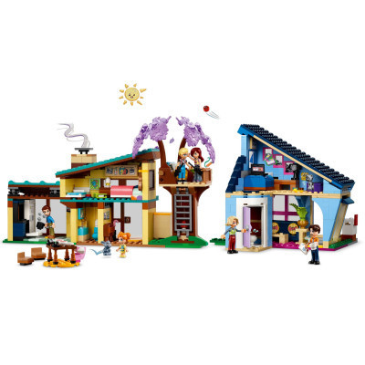 Конструктор LEGO Friends Родинні будинки Оллі й Пейслі 1126 деталей (42620) Вінниця - фото 7