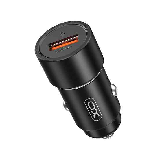Автомобільний зарядний пристрій XO CC54 USB QC3.0 18W чорний Львів