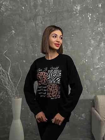 Теплий жіночий світшот "Savage" | Батал Київ