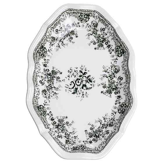 Yiwu Столовий набір посуду 32 предмети на 6 осіб Vintage Elegant порцеляновий Чорний YY78-7A Коломыя