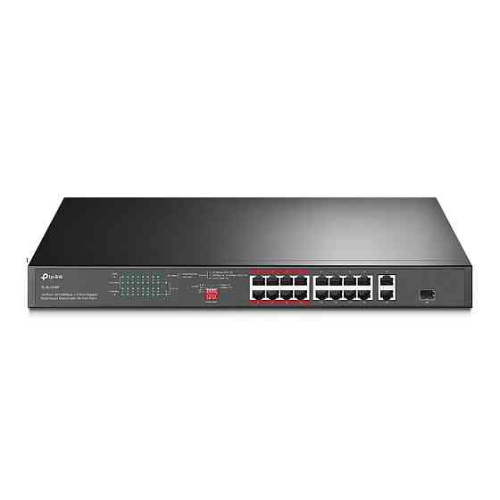 Комутатор TPLink TLSL1218P (16xFE PoE+, 2xGE, 1xCombo SFP, max PoE 150 W) стійковий Харків