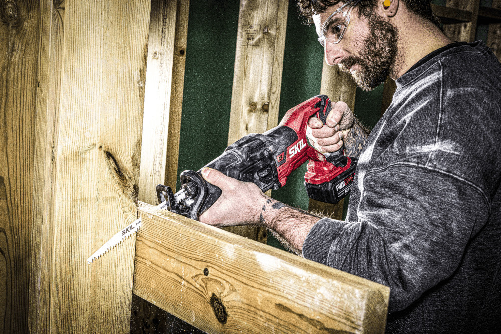 Пила сабельная аккумуляторная бесщеточная, SKIL 3480 CB XP + аккумулятор 4,0 Ah + зарядное устройство SW1E3480CB+BC1E3111AA Одесса - изображение 7