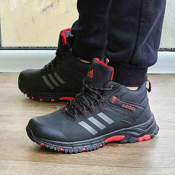 Зимние Кроссовки Adidas Terrex GORE-TEX с МЕХОМ Черные Мужские Адидас Гортекс (размеры: 41) - 3 Днепр