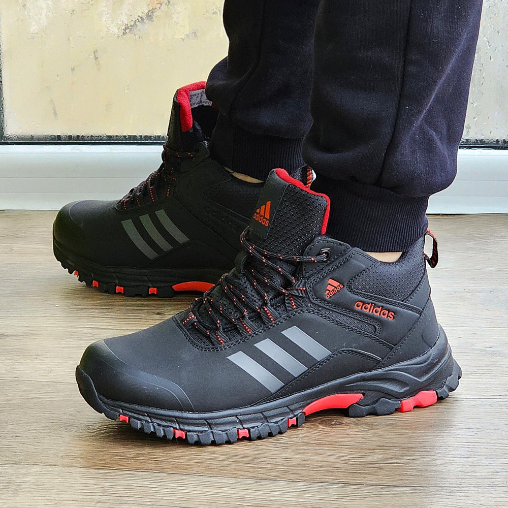 Зимние Кроссовки Adidas Terrex GORE-TEX с МЕХОМ Черные Мужские Адидас Гортекс (размеры: 41) - 3 Днепр - изображение 3