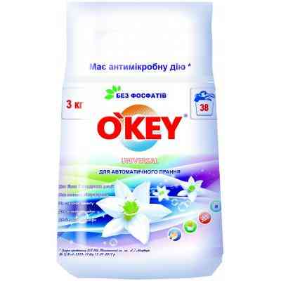Пральний порошок O'KEY Universal 3 кг (4820049381870) Вінниця