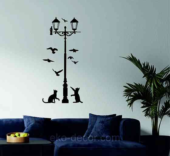 Декоративне настінне 3D Панно «Коти» Декор на стіну з об'ємом Київ