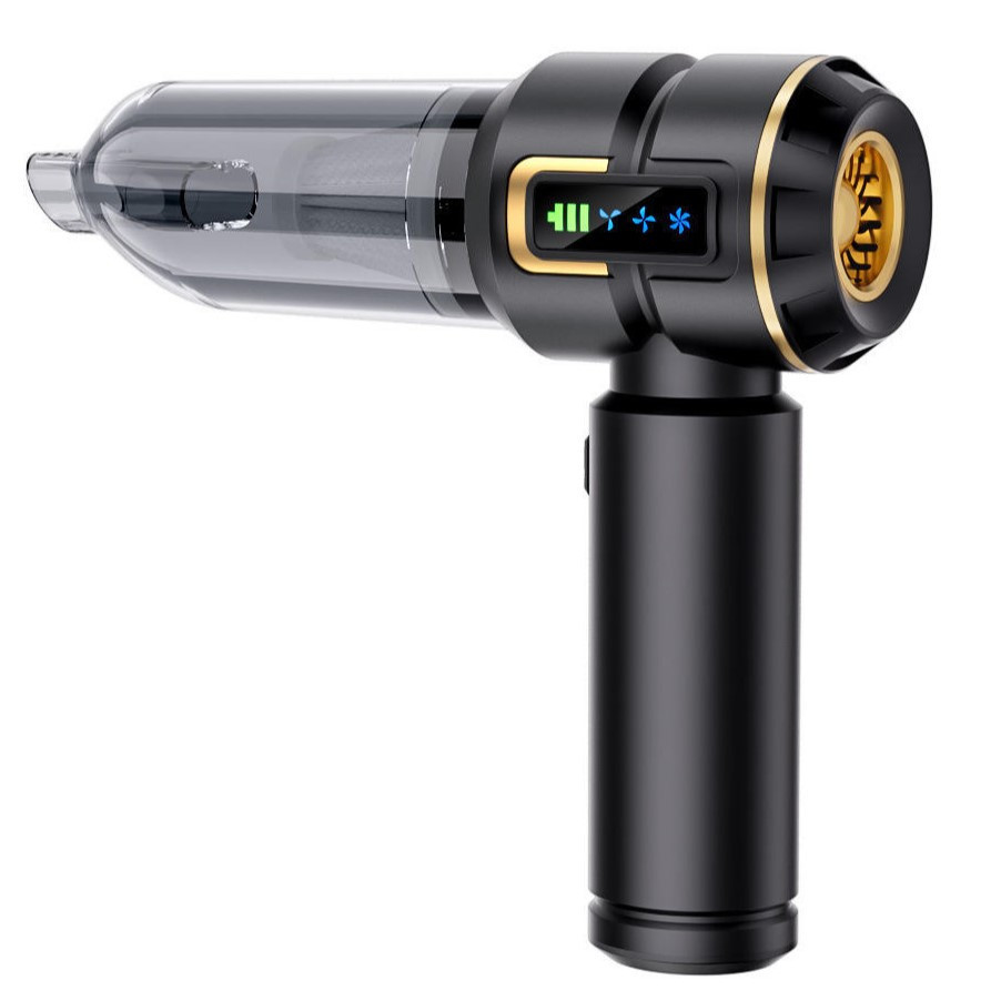 ABS Автомобільний ручний пилосос 6000 мАч акумуляторний Чорний HP-11-6697BB Коломия - фото 2