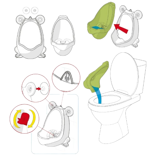 Пісуар дитячий (для хлопчиків) 6870 Технок Житомир - фото 3