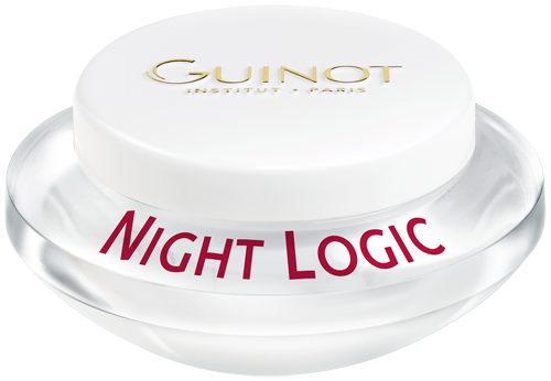 Освежающий ночной крем для сияния кожи Night Logic Cream Guinot 50 мл Киев