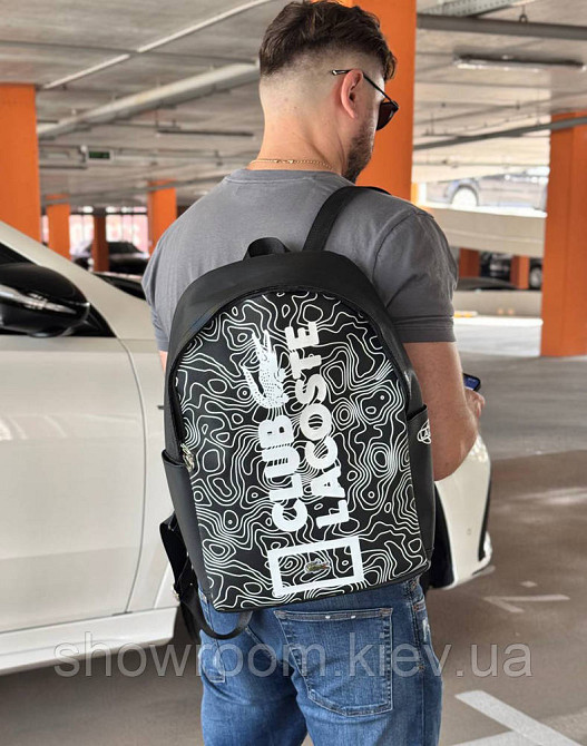 Мужской стильный рюкзак Lacoste (2045) Киев - изображение 4