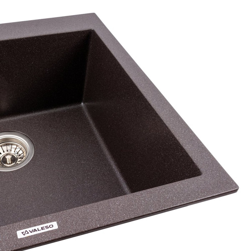 VALESO Гранітна мийка VALESO GALAX 5050 матова гренадін Коломыя - изображение 11