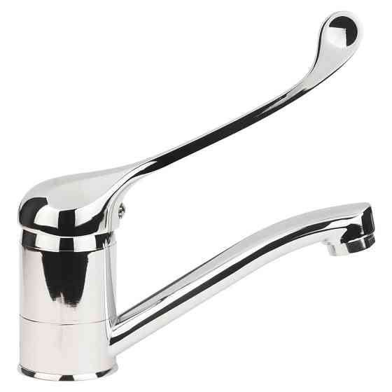 Смеситель s12 Ø40 медицинский излив прямой 150мм на шпильке AQUATICA (9712150) Киев