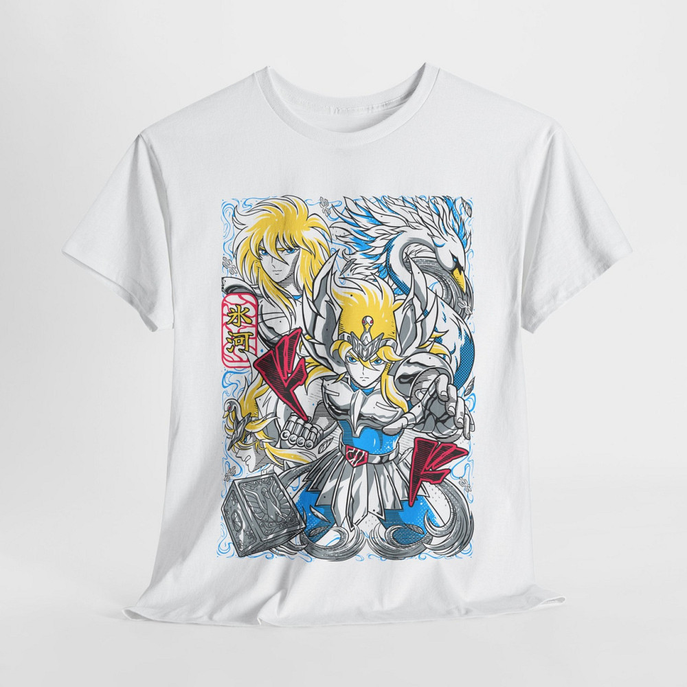 Футболка аниме Кисне Хйога Саинт Сеийа оверсайз (S/M/L) Черний AnimeJ0696 Днепр - изображение 6